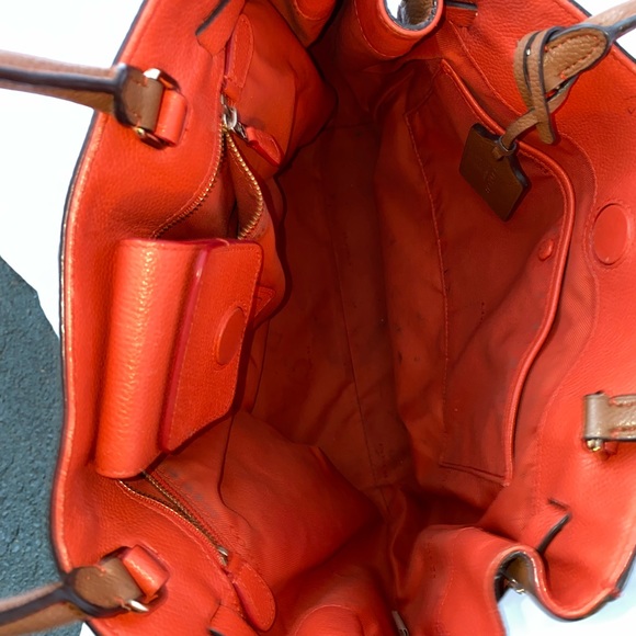 Coach sable brown handbag purse - Picture 5 of 7